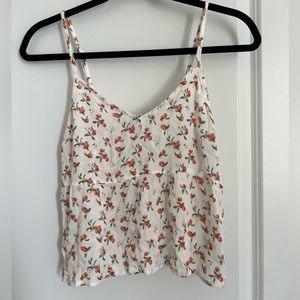Abercrombie Peach Print Top